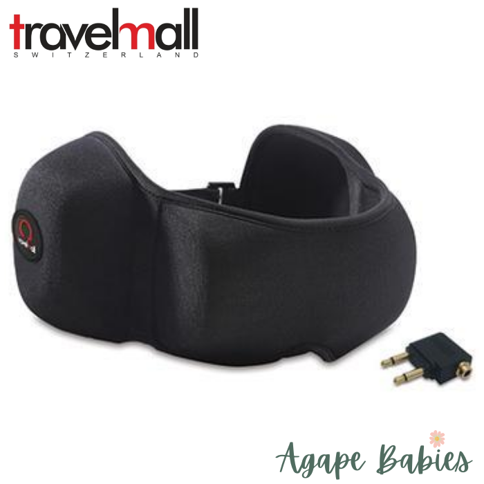 TravelMall 3D Sleeping Mask With Integrated Headphones