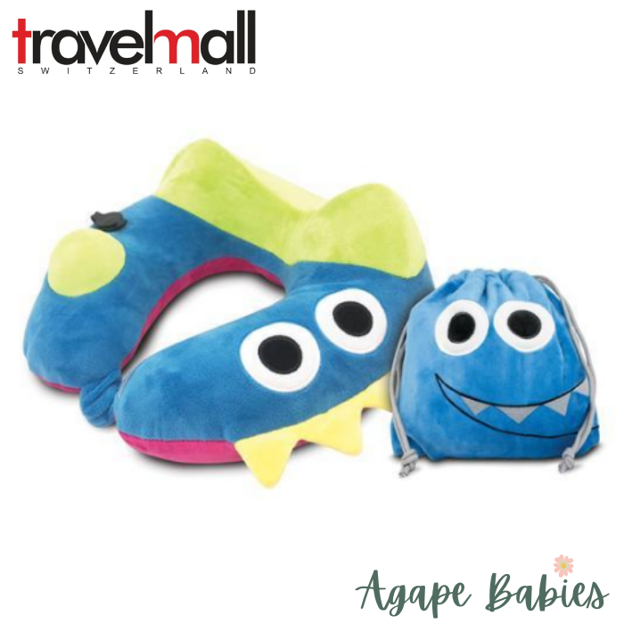 TravelMall Kid’s Inflatable Travel Pillow (Dinosaur Edition)