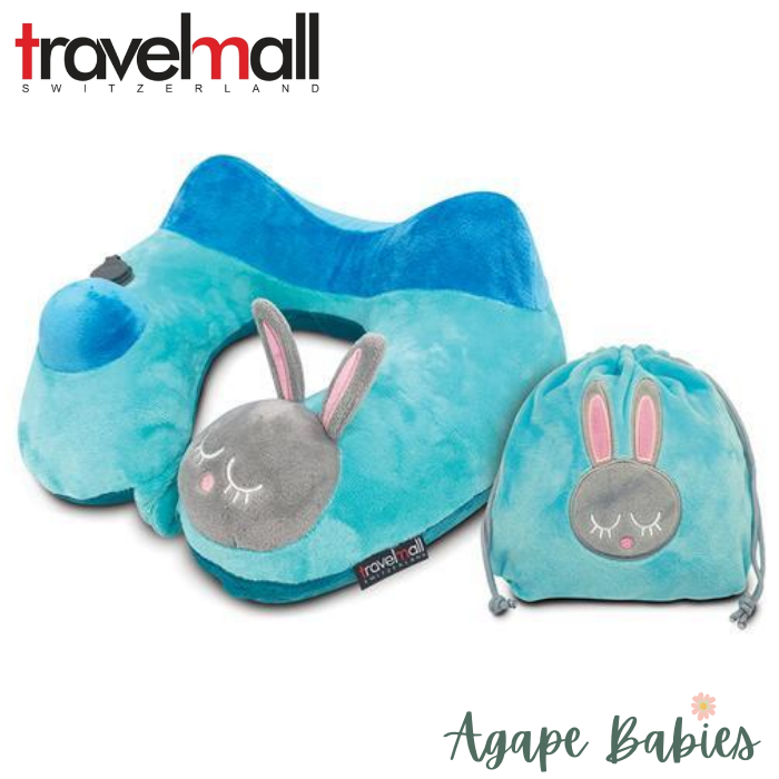 TravelMall Kid’s Inflatable Travel Pillow (Rabbit Edition)