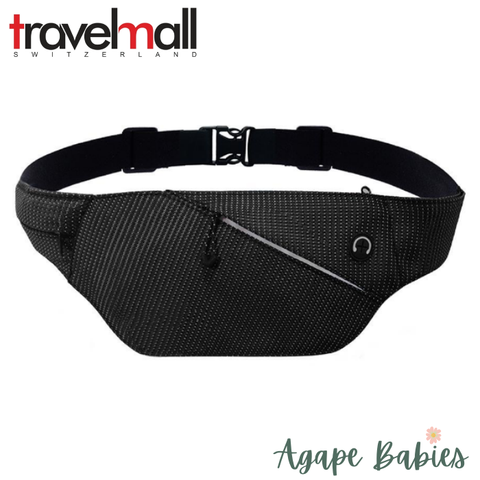TravelMall Multi-functional Smart Waist Travel Bag, With RFID Blocking Compartment