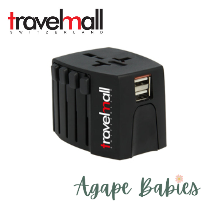 Travelmall Dual USB Worldwide Travel Adaptor Set