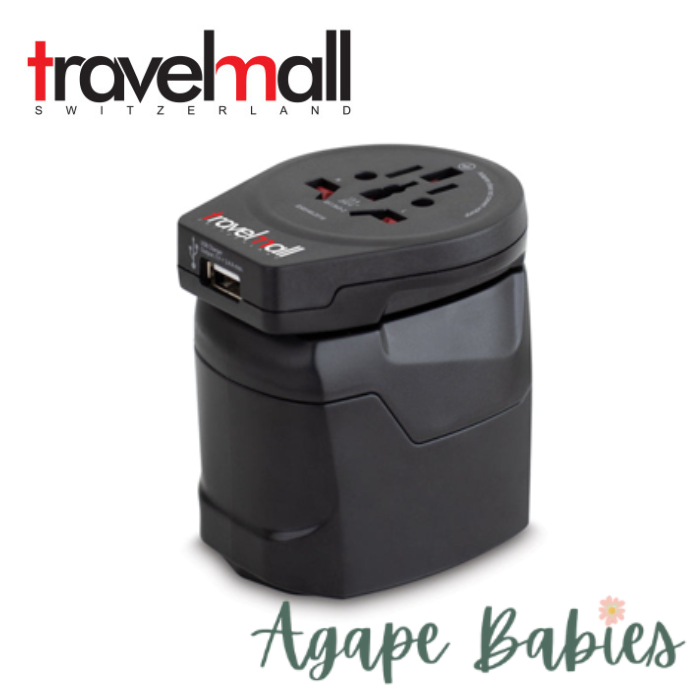 Travelmall 3-Poles Worldwide Travel Adaptor