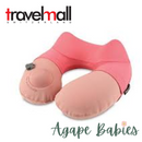 TravelMall 3D Inflatable Neck Pillow (Pink)