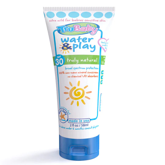 TruKid TruBaby Water & Play - Unscented+ Water Resistant - UVA/UVB Lotion, 58 ml