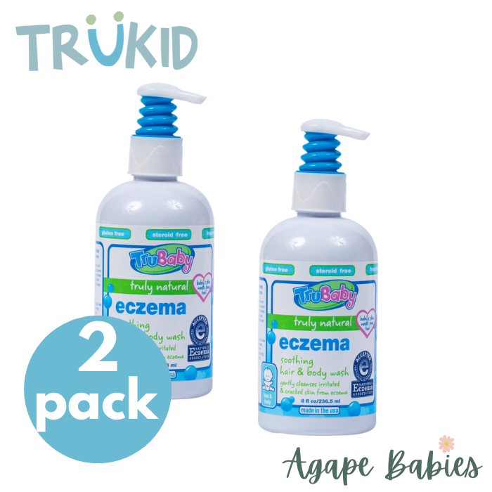 [Bundle Of 2] TruKid TruBaby Truly Natural Soothing Skin Wash, 236.50 ml