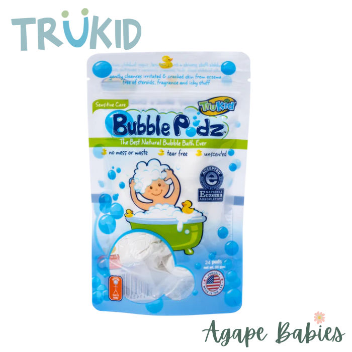 TruKid Easy Eczema Bubble Podz, 24 pcs Exp: 11/25