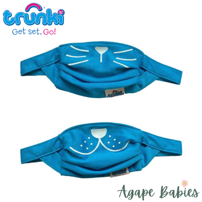Trunki Reusable Mask Kids Twin Pack - Blue