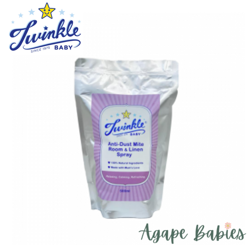 Twinkle Baby Anti Dust Mite Room/Linen Spray Refill Pack - 500ml