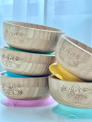 MCK X TKDK Unicorno Bamboo Bowl - 6cm(H)13.7cm(D) - Pink