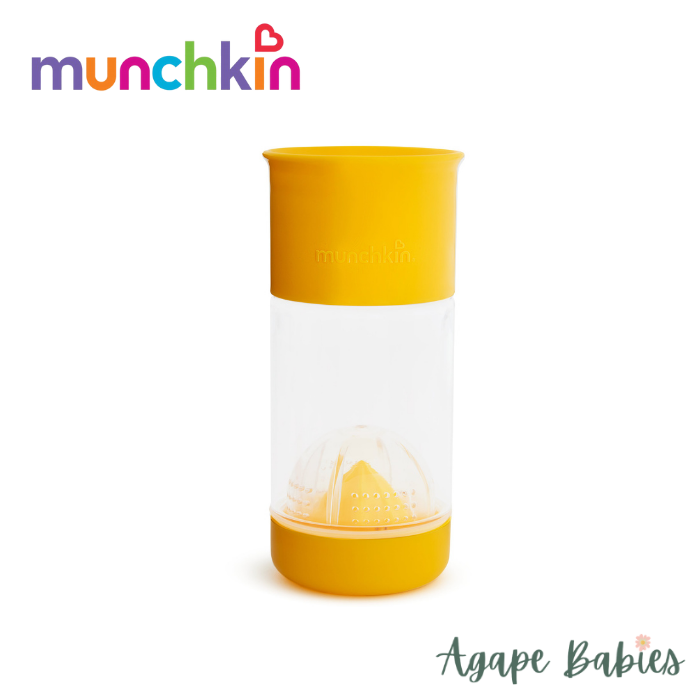Munchkin Miracle Cl Fruit Infuser Sippy Cup 14 Oz - Yellow