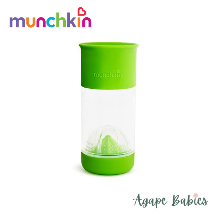 Munchkin Miracle Cl Fruit Infuser Sippy Cup 14 Oz - Green