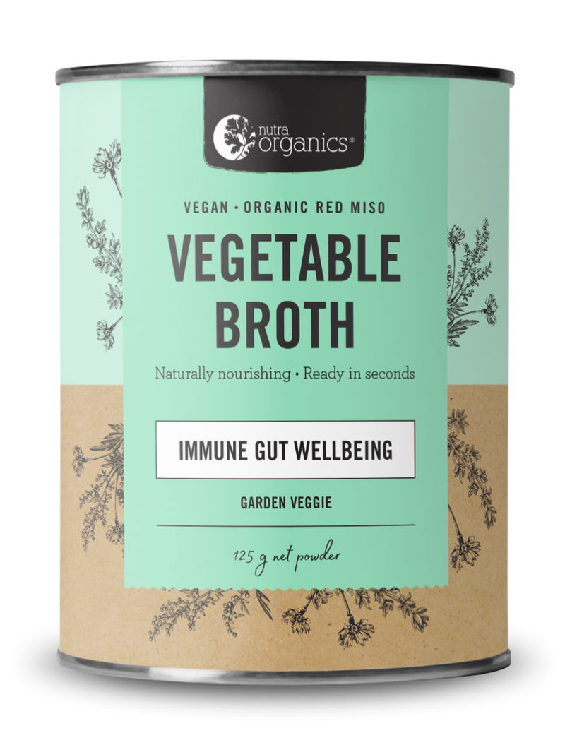 Nutra Organics Vegetable Broth – Garden Veggie 125g