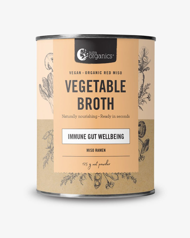 Nutra Organics Vegetable Broth Powder – Miso Ramen 125g