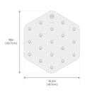 Oribel VertiPlay STEM Marble Run : Crayon Edition Ultra Fun Play Wall 6 Mat Bases