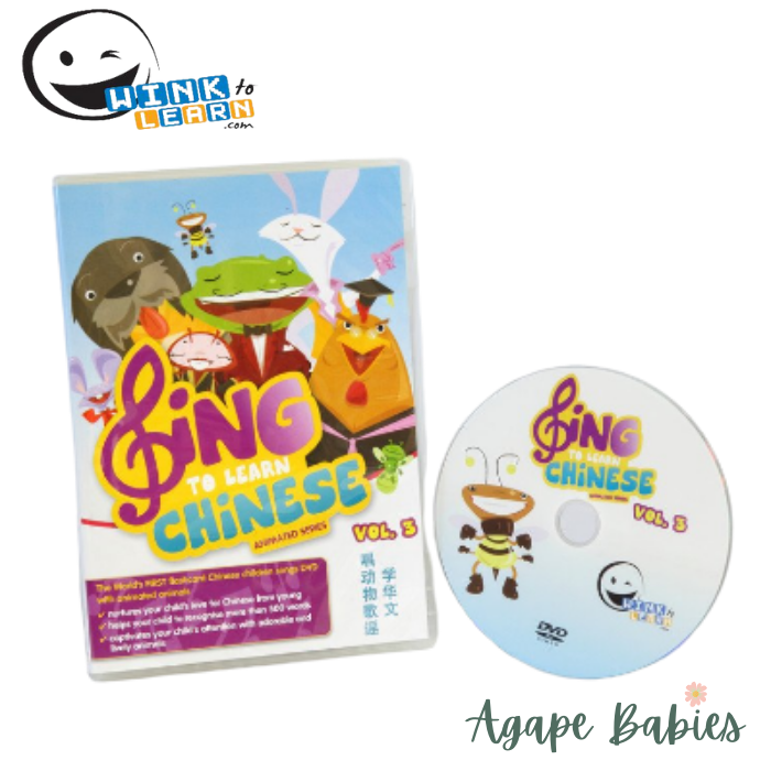 WINK to LEARN - SING to LEARN Chinese Vol 3 - FOC Sing to Learn DVD