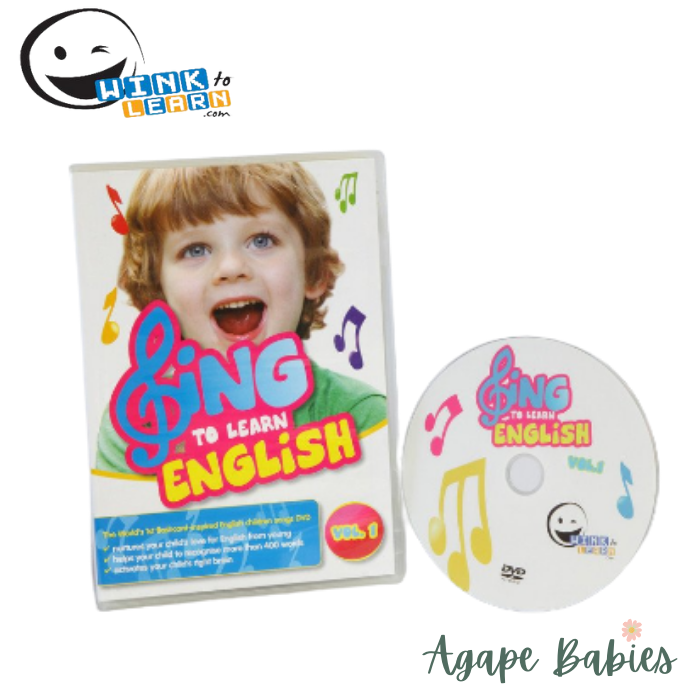 WINK to LEARN - SING to LEARN English Vol 1 - FOC Sing to Learn DVD