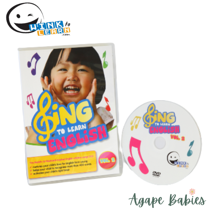 WINK to LEARN - SING to LEARN English Vol 2 - FOC Sing to Learn DVD