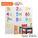 Walplus Colorful Owl 123 Wall Decals 30x60cm