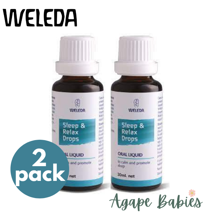 [2-Pack] Weleda Sleep & Relax Drops, 30ml