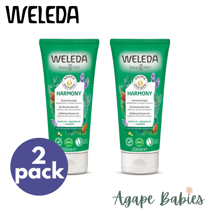 [2 Pack] Weleda Aroma Shower Harmony, 200ml