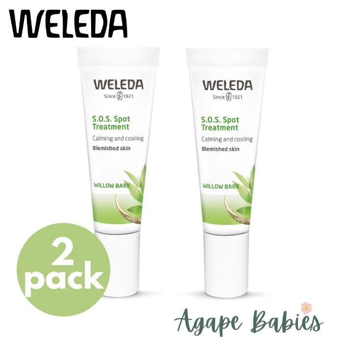 [2-Pack] Weleda Blemished Skin S.O.S. Spot Treatment, 10ml