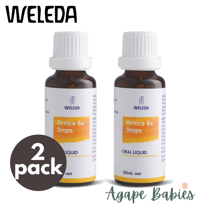 [2-Pack] Weleda Arnica 6x Drops, 30ml