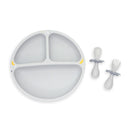 Oribel Cocoon Z Serveware - Fork, Spoon & Plate - Grey