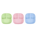  [Made in USA] Re-Play Divided Plates Set Of 3