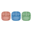  [Made in USA] Re-Play Divided Plates Set Of 3