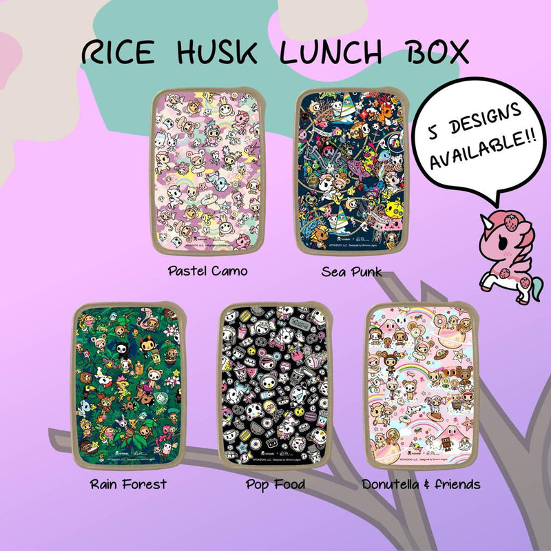 MCK TKDK Rice Husk Lunch Box - Donutella&Friends - Buy 1 Get 1 Free