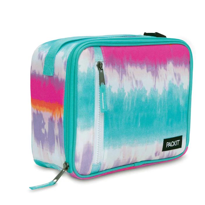 PackIt Freezable Classic Lunch Box Bag-Tie Dye Sorbet  (New)