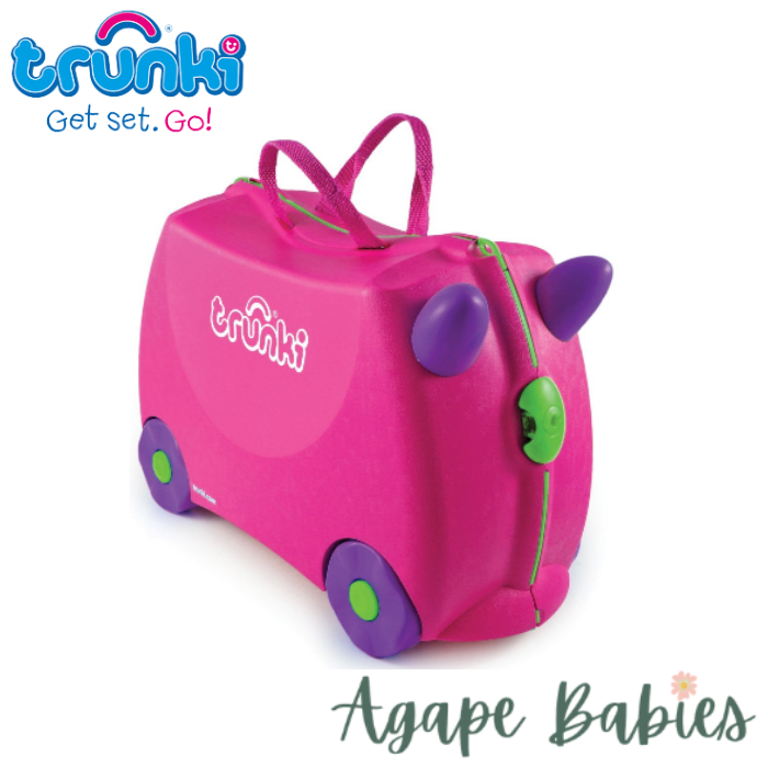 Trunki Luggage - Trixie Pink  (With 5 years Warranty)