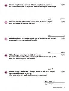 Kumon Maths Boosters Word Problems Grades 6-8