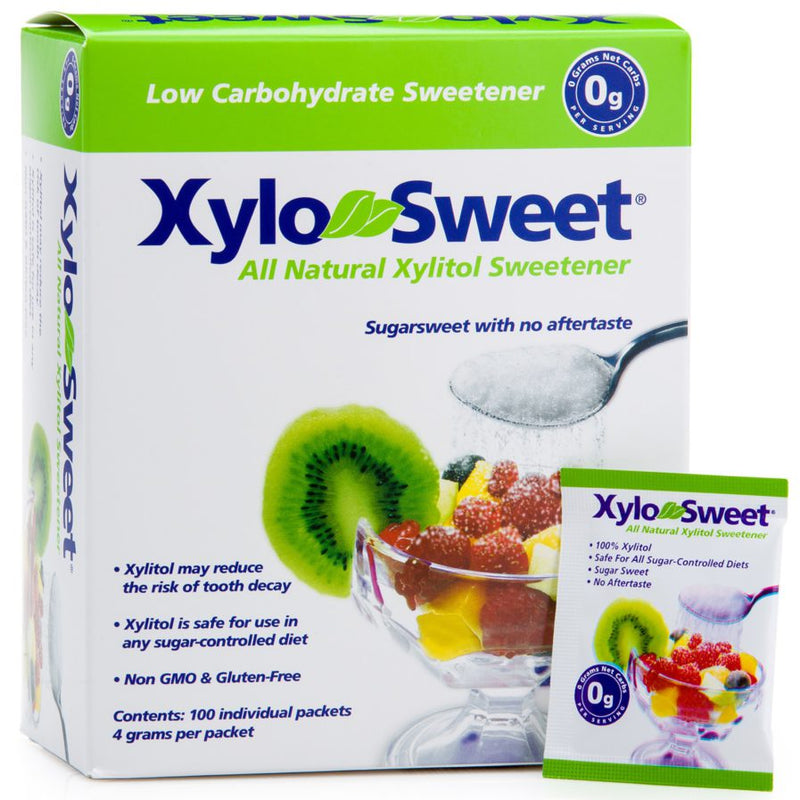XLEAR Xylosweet All Natural Xylitol Sweetener (100 x 4gm)