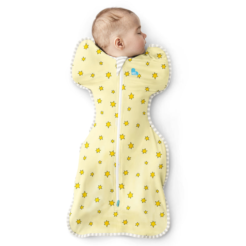 Love To Dream Swaddle UP Bamboo 0.2 Tog Lite Yellow