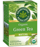 [Bundle Of 4] Traditional Medicinals Green Tea Matcha With Toasted Rice, 16 Bags Exp: 11/27