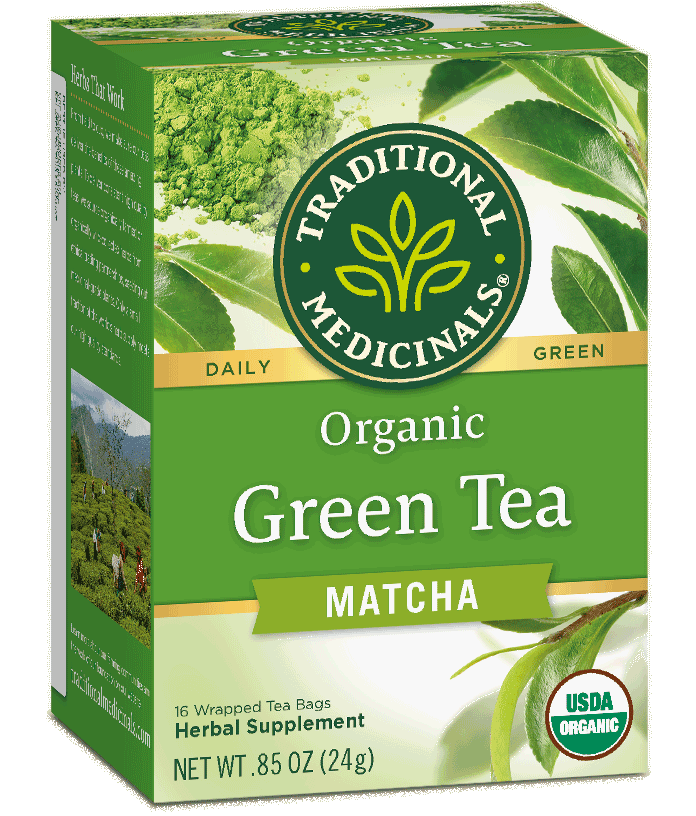 [Bundle Of 4] Traditional Medicinals Green Tea Matcha With Toasted Rice, 16 Bags Exp: 05/25
