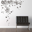 Walplus Butterflies Vine (Black) Wall Decals 30x90cm 2pcs