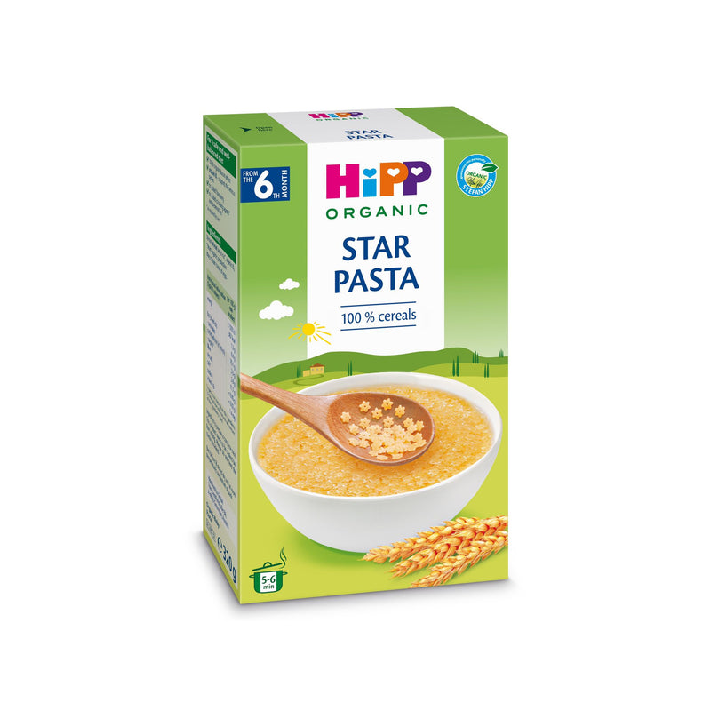 Hipp Organic Baby Star Pasta 320g (6 Months Up) Exp: 05/24
