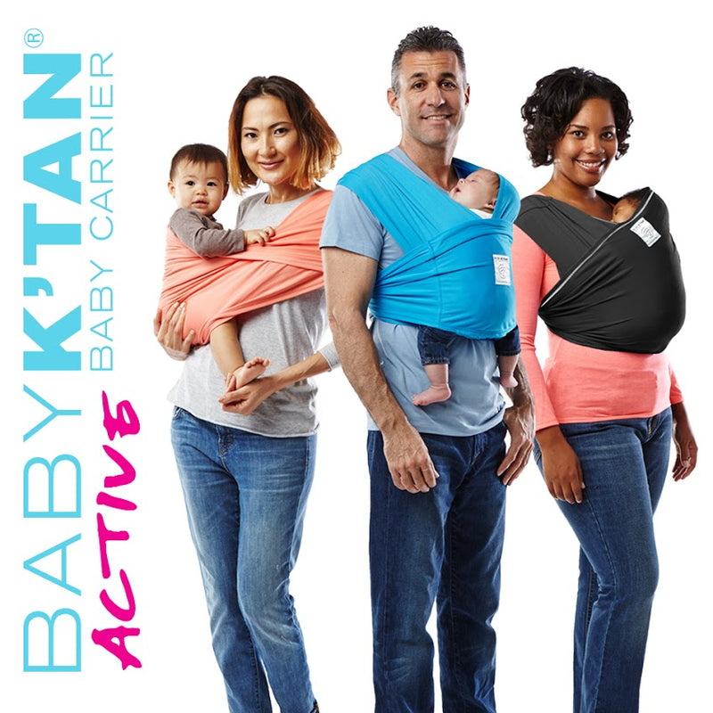 (1 Year Warranty) Baby K'tan Active Baby Carrier - 4 Designs