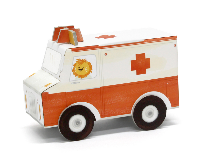 Krooom Fold My Car Set - Ambulance