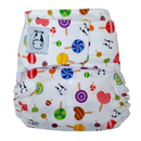 Moo Moo Kow Cloth Diaper One Size Aplix - Lollipop