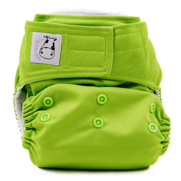 Moo Moo Kow Cloth Diaper One Size Aplix - Mint Green