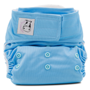 Moo Moo Kow Cloth Diaper One Size Aplix - Sky Blue
