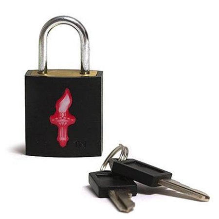 Safe Skies Padlock - Neon Black