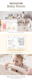 [1 Yr Local Warranty] Parklon World Baby Room (M) Size: 1900 x 1300mm