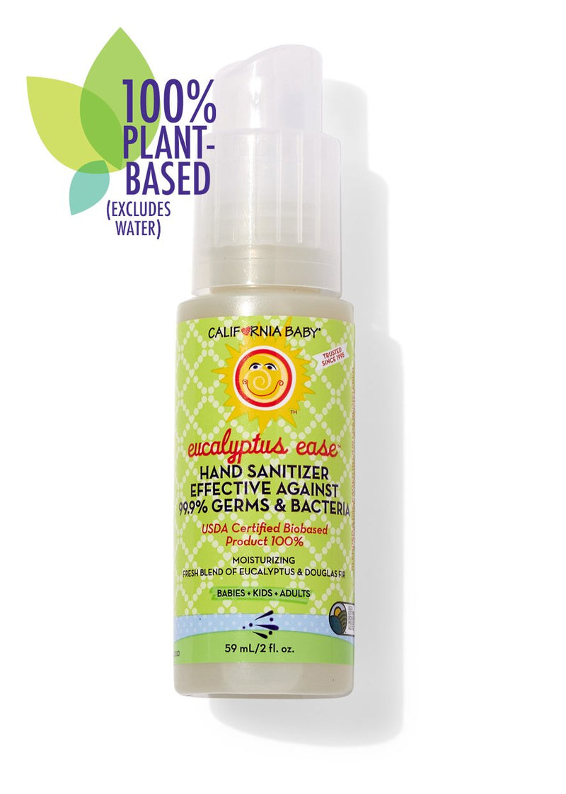 California Baby Hand Sanitizer (Alcohol) - Eucalyptus Ease (2oz) Exp: 09/22