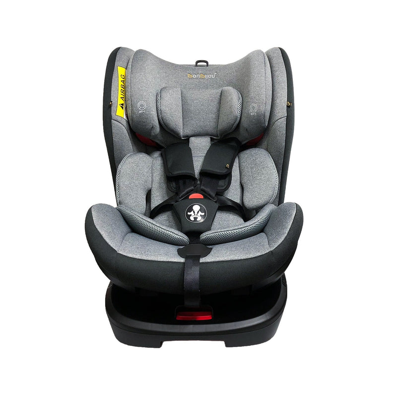 Bonbijou Orbit Car Seat - Grey + FOC (BB70356, BB70466, BB70576, BB70490) Bundle Pack