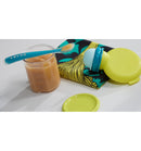 Beaba Set of 4 ergonomic 1st age silicone spoons Eucalyptus (Assorted Colors Windy Blue/ Eucalyptus Green/Light Mist/Old Pink
