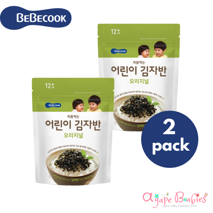 [Bundle of 2] BeBecook My First Sun-Dried Seaweed Mix (Original) (12 Months Up) Exp: 11/22